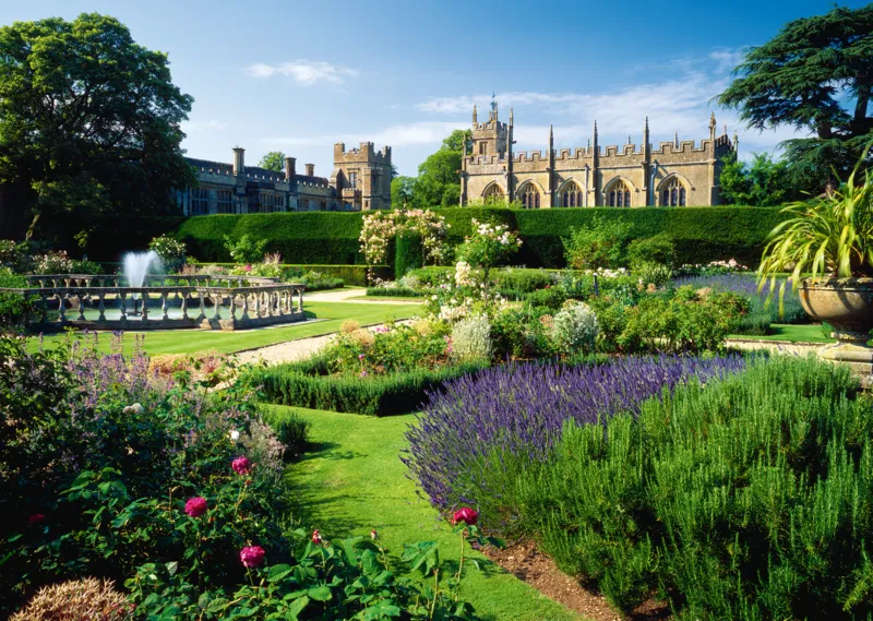 Garten der Königin, Schloss Sudeley, England