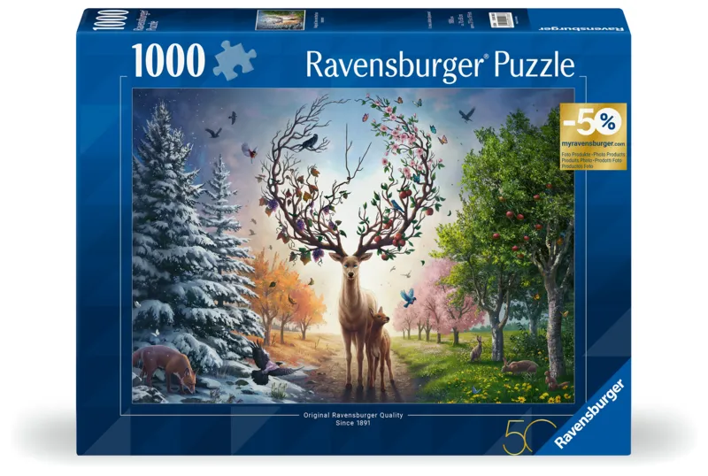 Der Magische Hirsch und die Vier Jahreszeiten