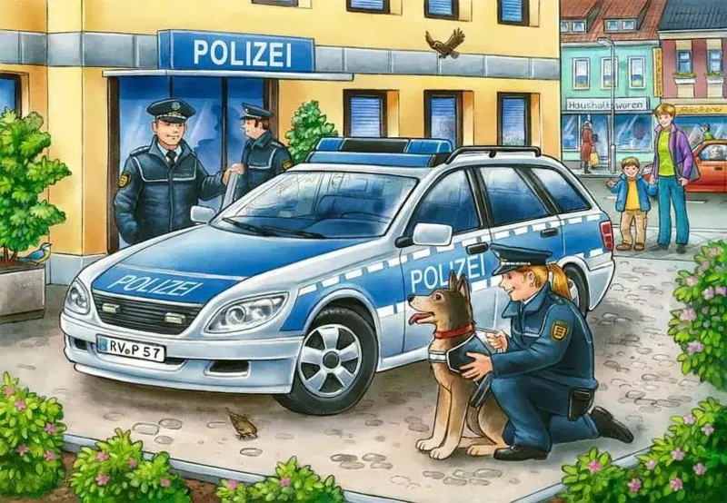 Polizei und Feuerwehr