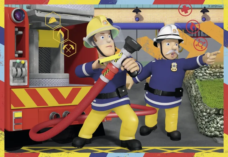 2 Puzzles - Feuerwehrmann Sam