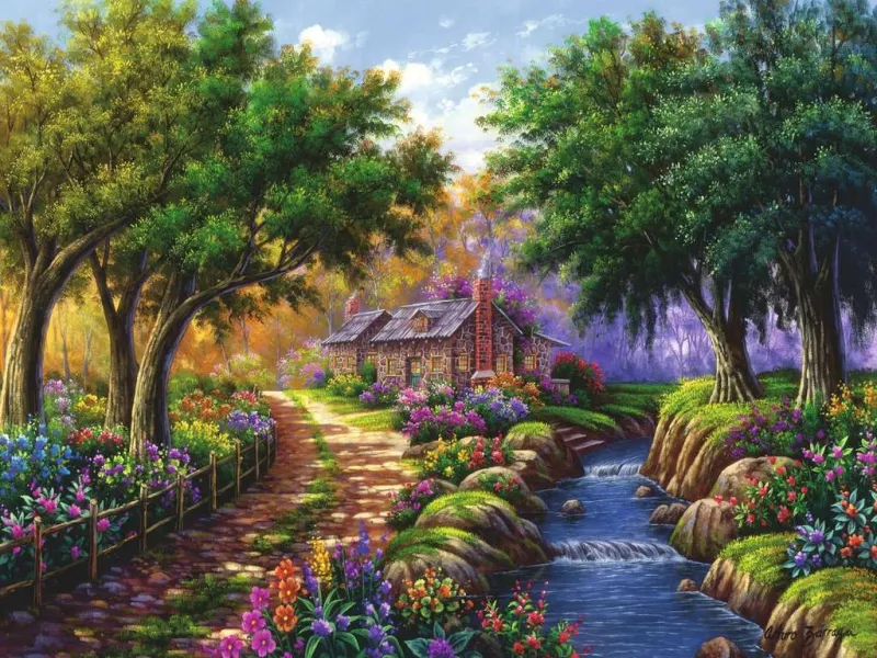 Cottage by the River