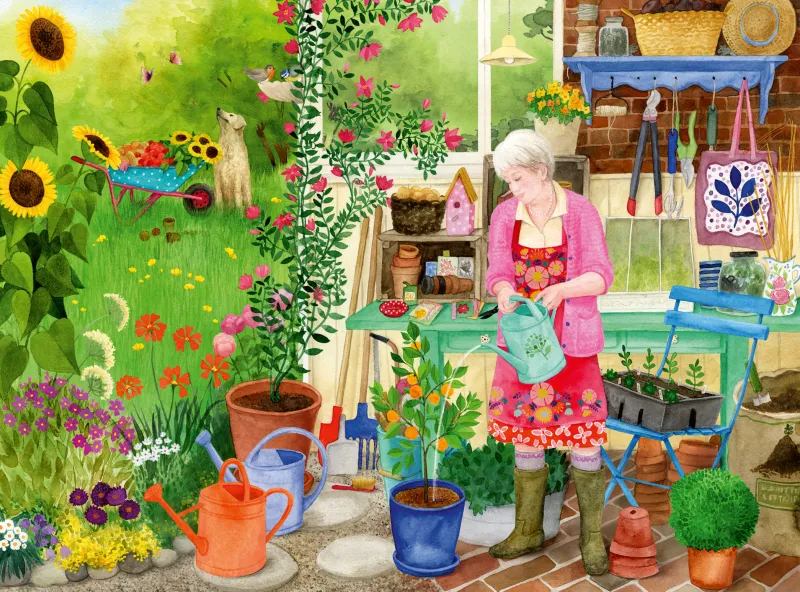 Wellness & Puzzle - Gartenarbeit