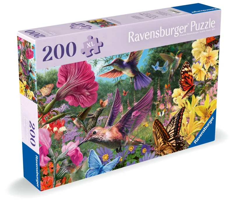 Wellness & Puzzle - Kolibris und Schmetterlinge