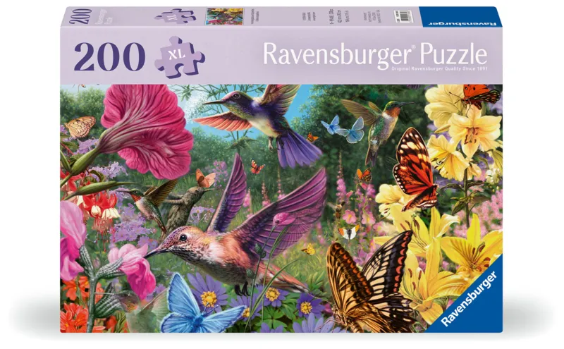Wellness & Puzzle - Kolibris und Schmetterlinge