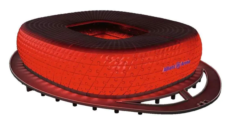 3D Puzzle mit LED - Alliance Arena FC Bayern München
