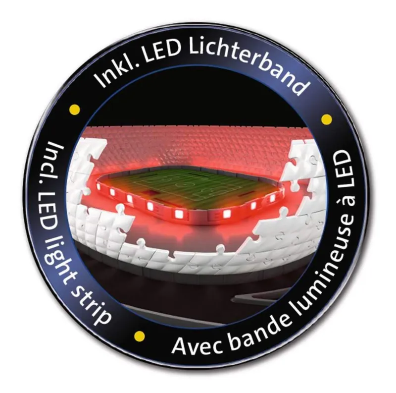 3D Puzzle mit LED - Alliance Arena FC Bayern München