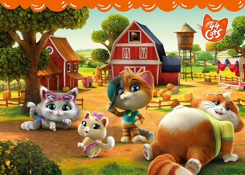 Giant Floor Puzzle - 44 Cats