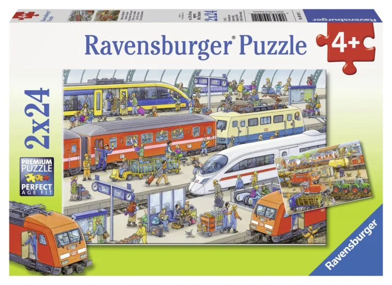 2 Puzzles - Trubel am Bahnhof
