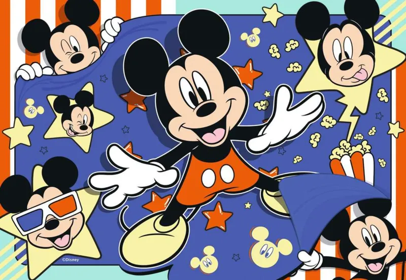 2 Puzzles - Disney Mickey Mouse