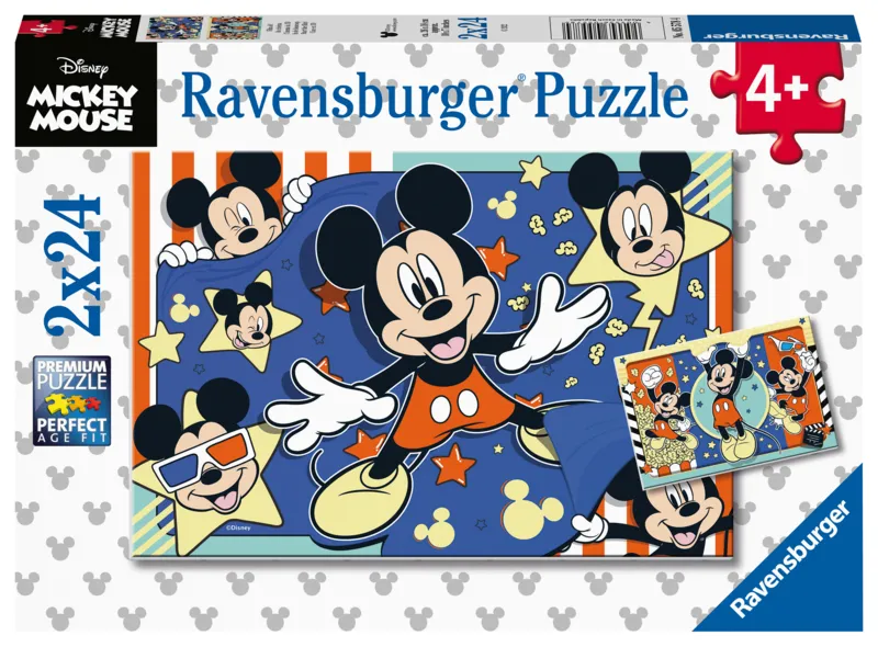 2 Puzzles - Disney Mickey Mouse