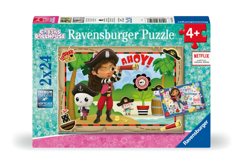 2 Puzzles - Gabby's Dollhouse