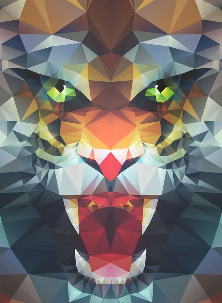 Polygone Lion