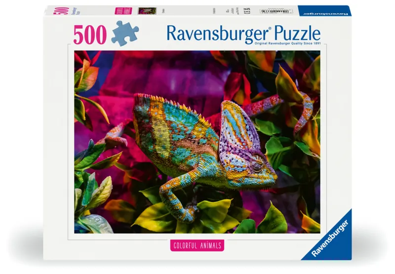 Chamäleon - Highlight Puzzle - Bunte Tiere