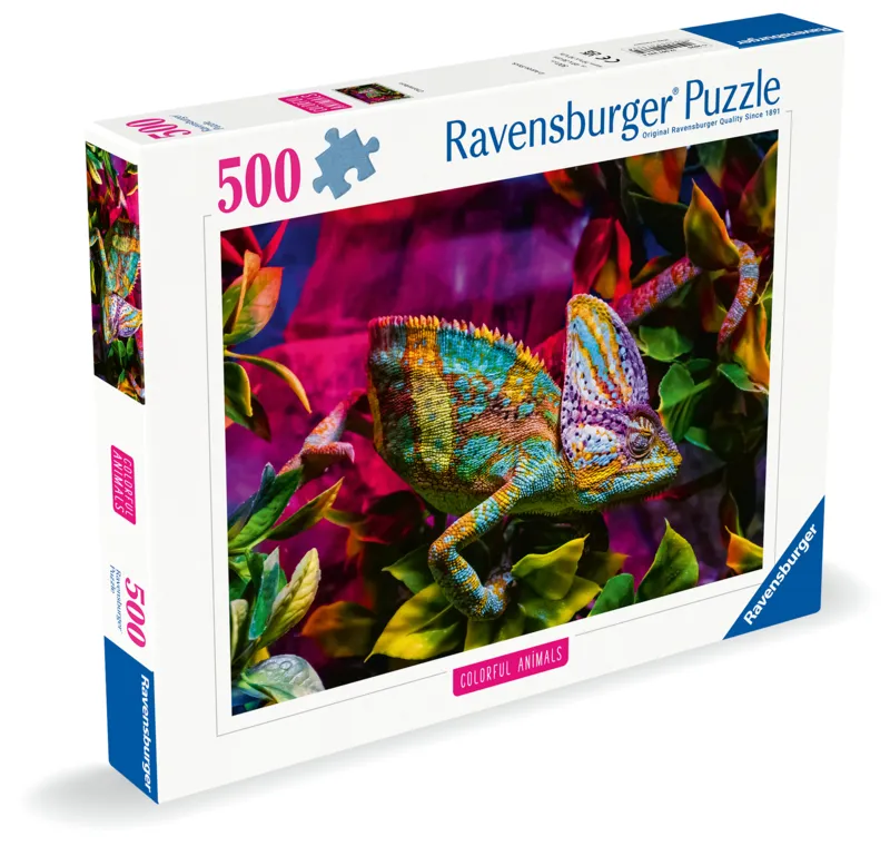 Chamäleon - Highlight Puzzle - Bunte Tiere