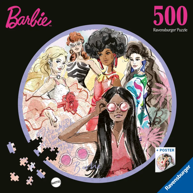 Round Puzzle - Die Stilikone seit 1959 - Barbie
