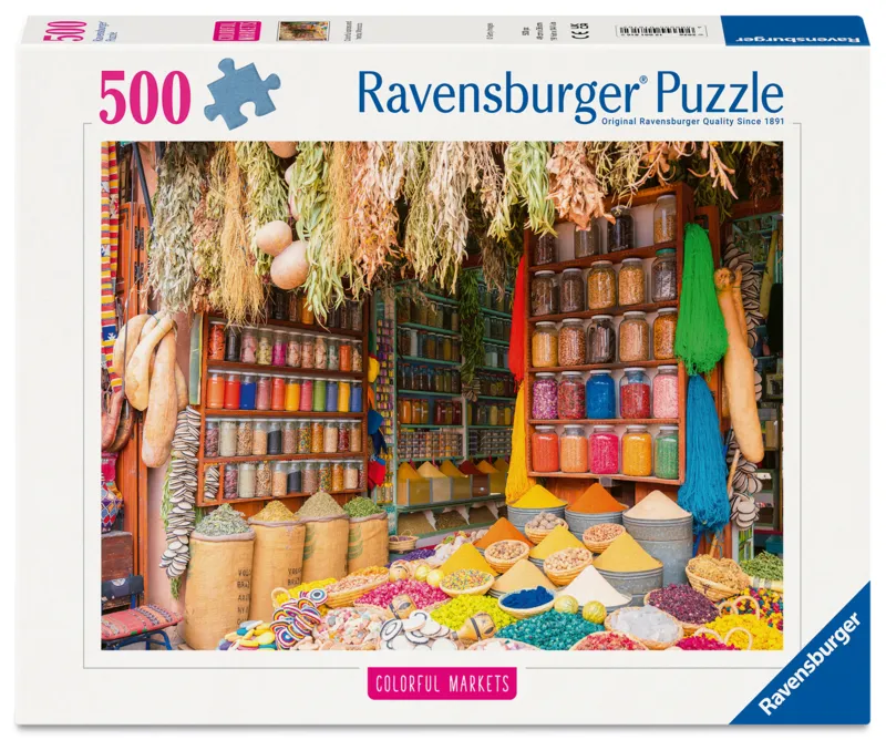 Puzzle Highlights - Bunte Märkte - Marokkanischer Gewürzmarkt