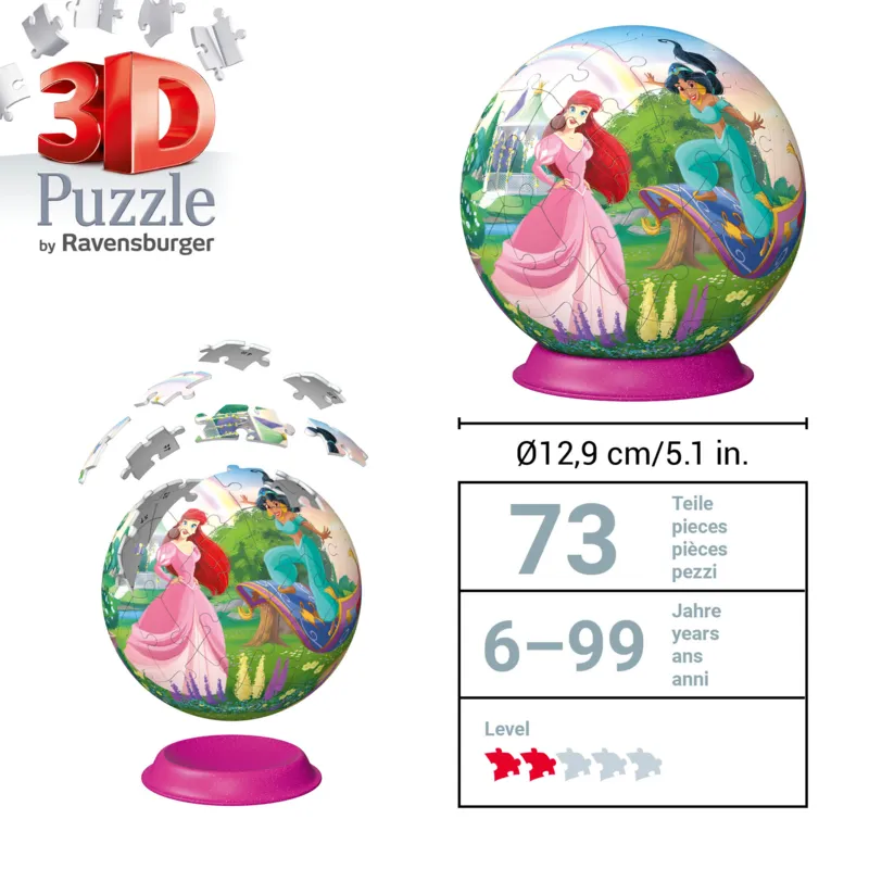 3D Puzzle - Disney Prinzessinnen