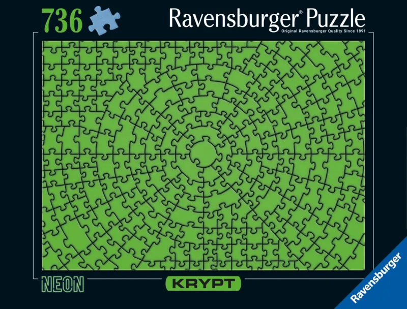 Puzzle Krypt 736 P Neongrün