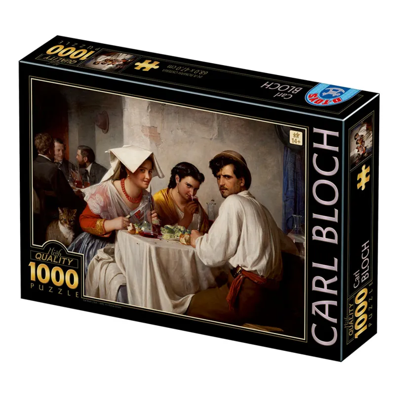 Carl Bloch : In a Roman Osteria