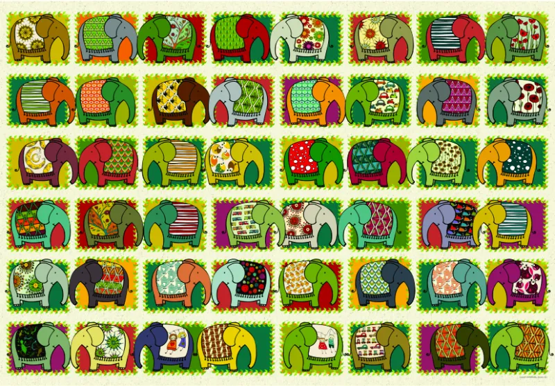 David Katai Eszter : Pattern Elephants