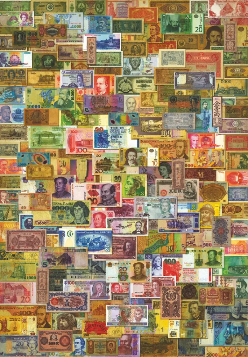 Vintage Collage - Banknoten