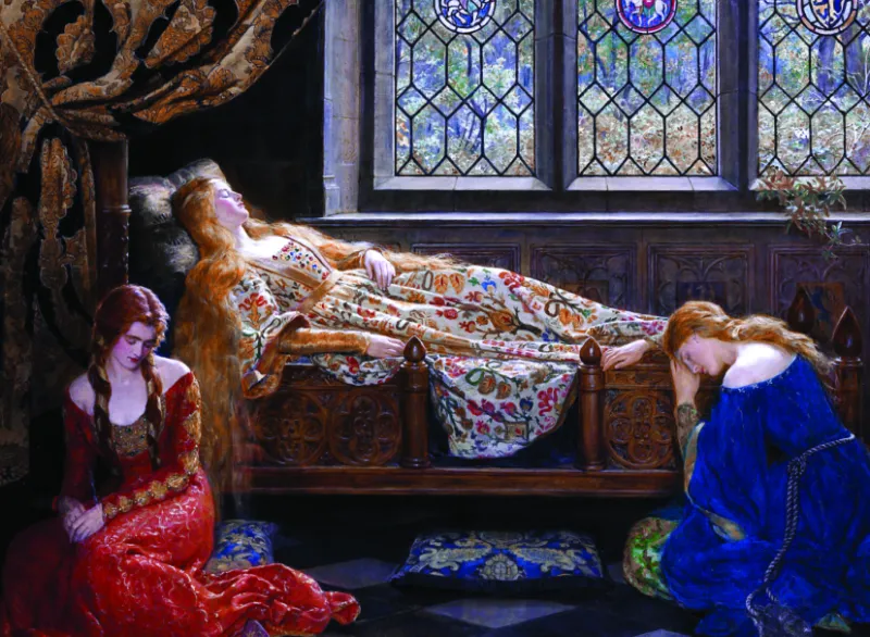 John Collier - The Sleeping Beauty