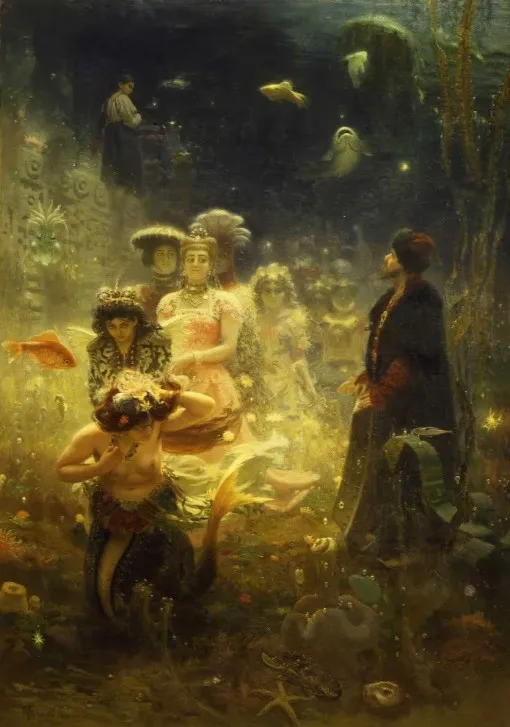 Ilya Repin: Sadko in the Underwater Kingdom, 1876
