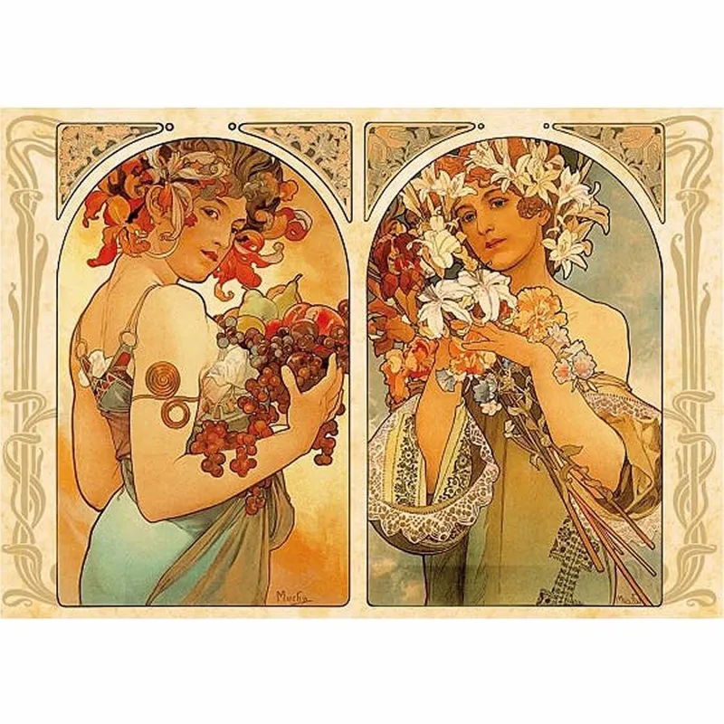 Alphonse Mucha: Früchte und Blumen