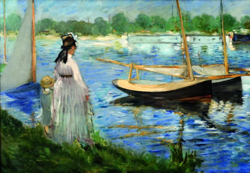 Edouard Manet - Seine-Ufer bei Argenteuil