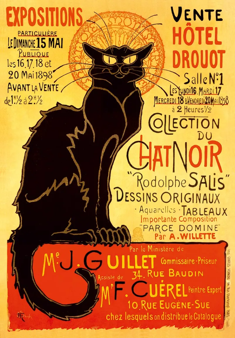Vintage Posters: Plakat Hotel Drouot Auktion