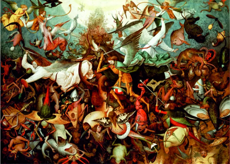 Brueghel Pieter: Der Sturz der rebellierenden Engel, 1562