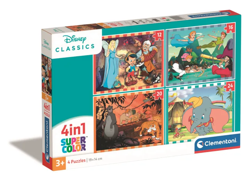 4 Puzzles - Disney Classics