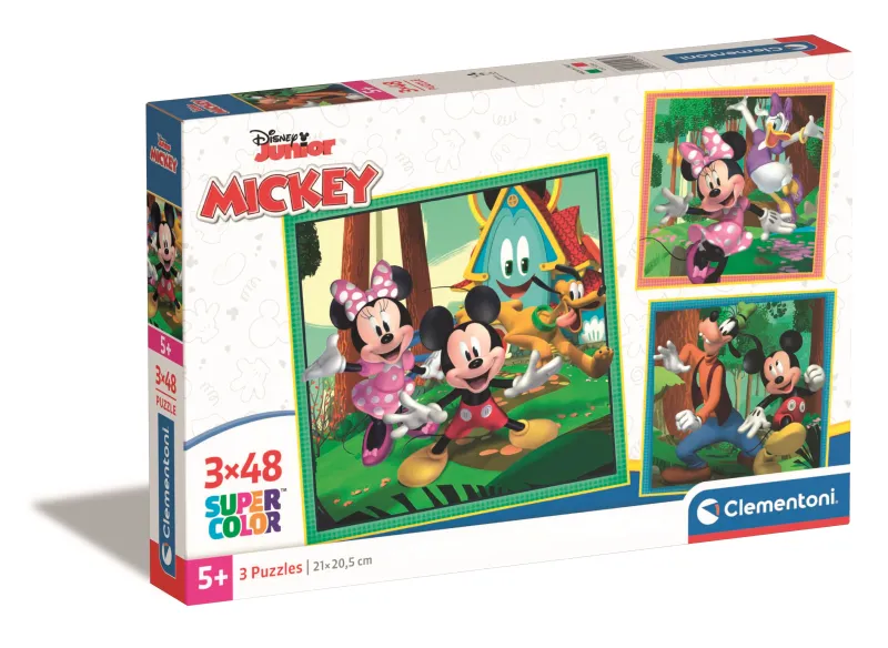 3 Puzzles - Mickey Mouse Celebration