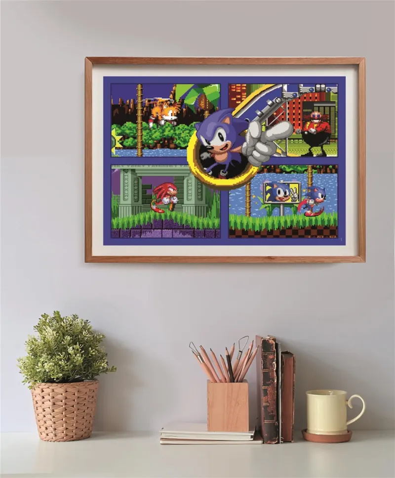 Gaming Collection - Sonic Patchwork