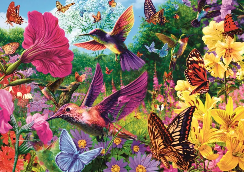 Tea Time: Kolibri-Garten