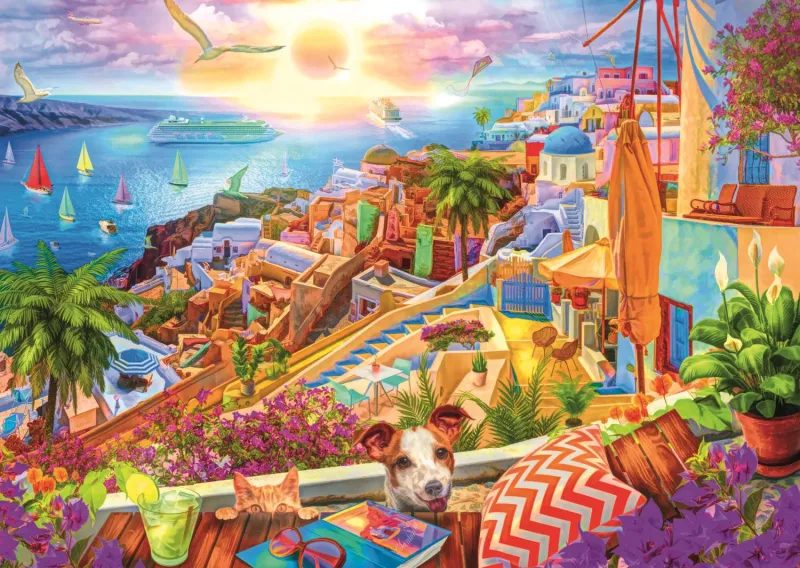 Tea Time: Besuchen Sie Santorini