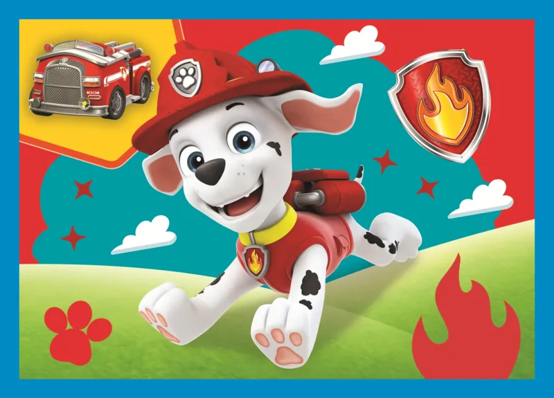 4 Puzzles - Welpen laufen lassen