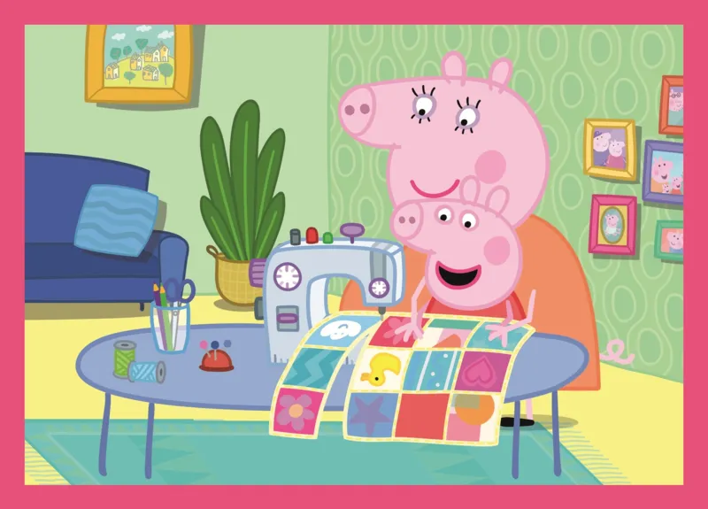4 Puzzles - Peppa liebt Abenteuer