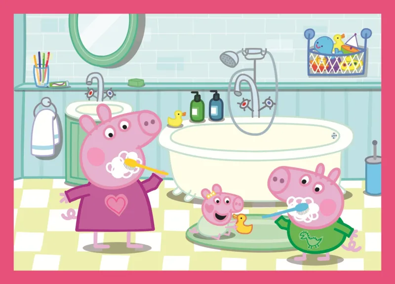 4 Puzzles - Peppa liebt Abenteuer