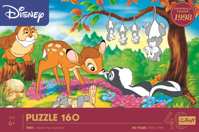 40-Jähriges Jubiläum Trefl - Bambi Und Waldfreunde - Disney Bambi