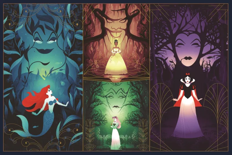 2 Puzzles - Bezaubernde Prinzessinnen - Disney Princess