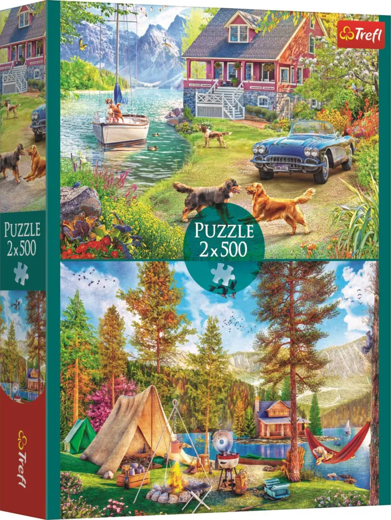 2 Puzzles - Entspannung Im Sommer