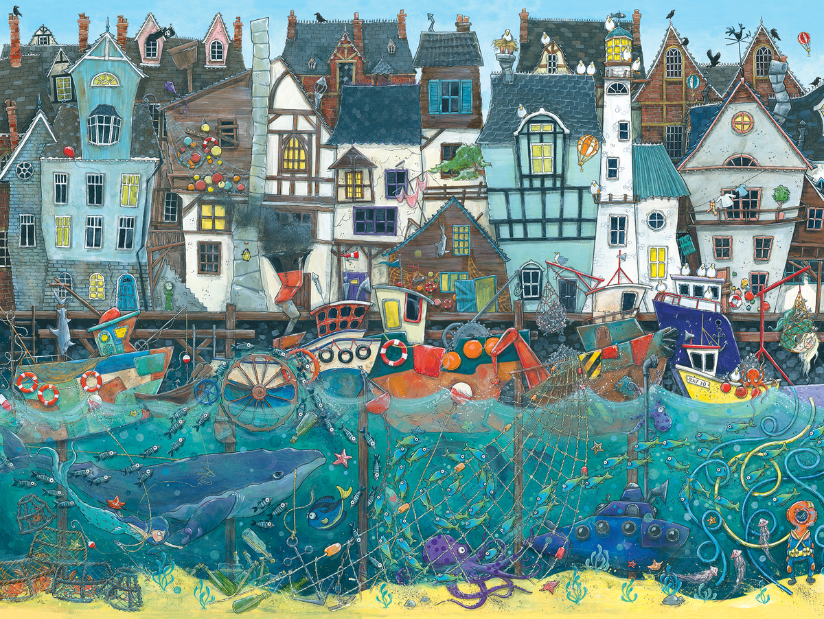 Habour of Wonders: a Bustling Fantasy Port