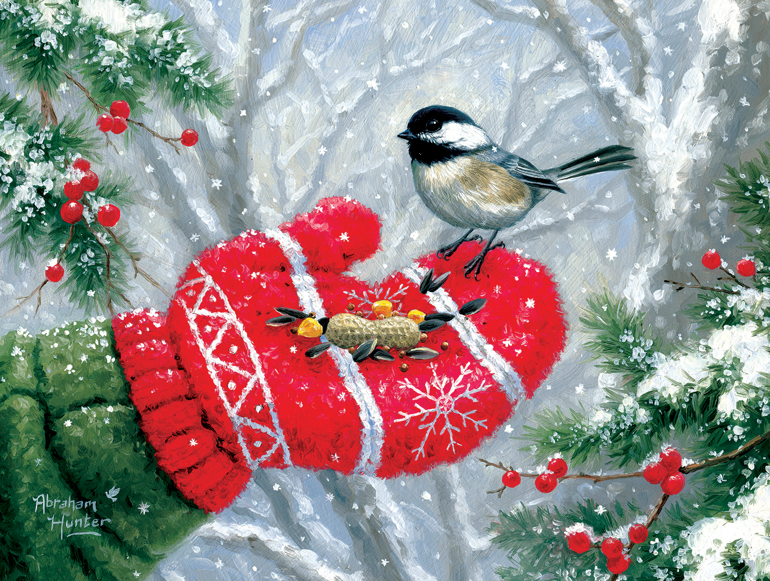 Winterliche Begegnung