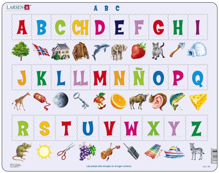 Rahmenpuzzle - A B C Puzzle (auf Spanisch)