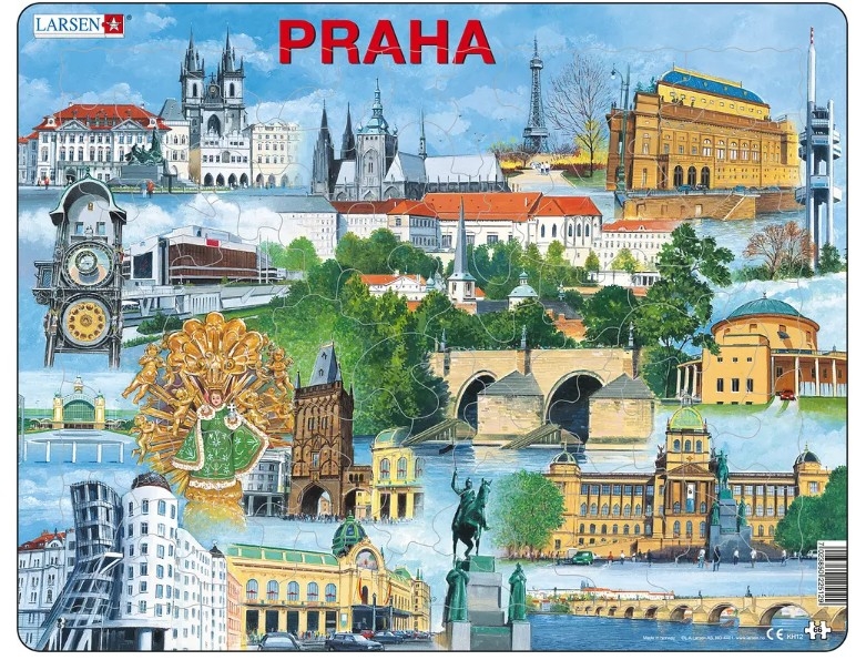 Rahmenpuzzle - Prag