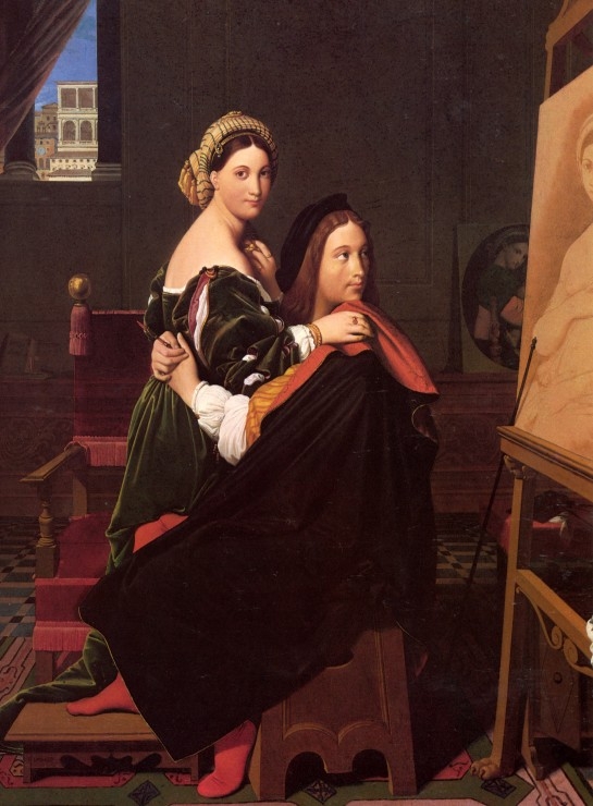 Jean-Auguste-Dominique Ingres: Raphaël and the Fornarina, 1814
