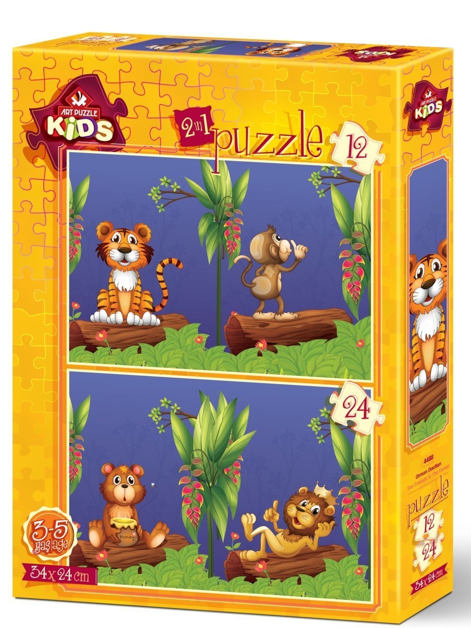 2 Puzzles - Freunde im Wald