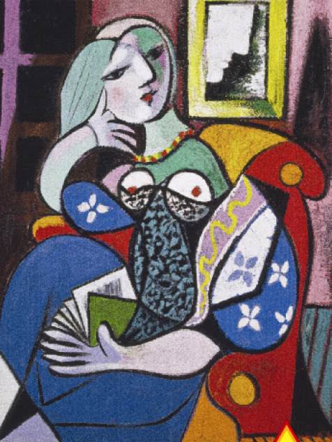 Picasso: Frau mit Buch