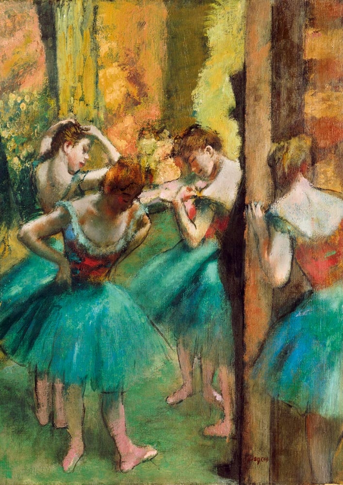 Degas - Dancers, Pink and Green, 1890